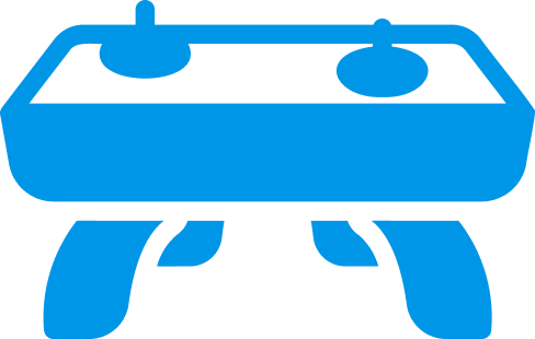 Большой аэрохоккей